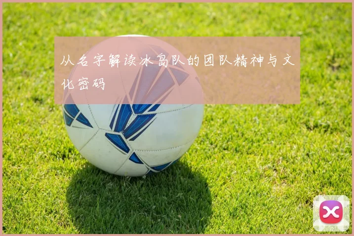 从名字解读冰岛队的团队精神与文化密码