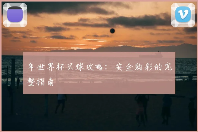 年世界杯买球攻略：安全购彩的完整指南